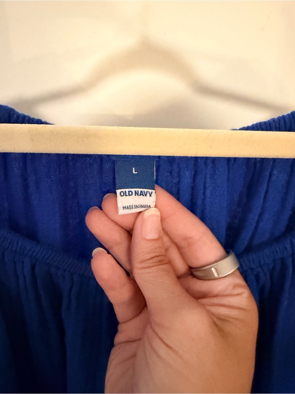 Old Navy Royal Blue Elastic-Waist Dress - Picture 2 of 2